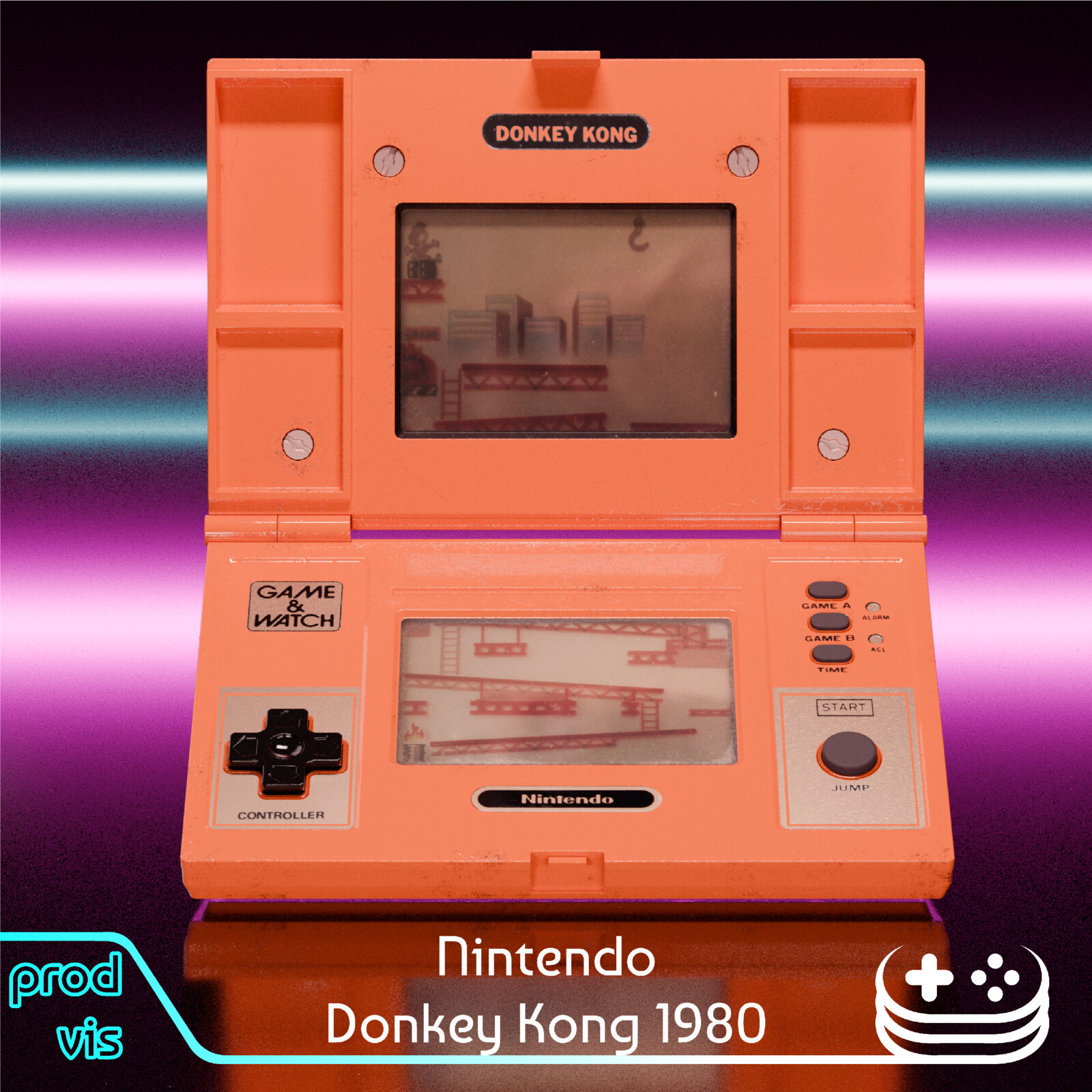 Nintendo Donkey Kong 1980  Game & Watch console